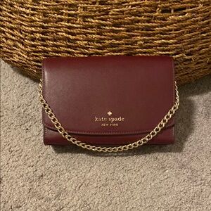 Kate Spade Burgundy Crossbody Bag